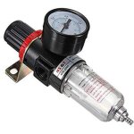 Regulateur de pression d'air 1 / 4 , filtre compresseur dair, s�parateur d'humidit�, filtrez l'humidit�, ...