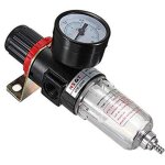 Regulateur de pression d'air 1 / 4 , filtre compresseur dair, s�parateur d'humidit�, filtrez l'humidit�, ...