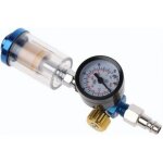 R�gulateur de pression d'air avec filtre � eau et manom�tre pour compresseur a�rographe