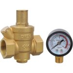 Rgulateur de pression d'eau polyvalent 1 / 5, 1 cm dn15 avec manomtre en laiton adapt aux maisons, ...
