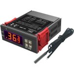Rgulateur de temprature ac 110 v - 220 v, thermostat numrique multifonction stc - 1000 avec sonde ...