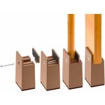 Rehausseur pieds de lit reglable de 4 pouces, rehausseurs de meubles robuste de 10cm, pour Épaisseur ... Rehausseur pieds de lit reglable de 4 pouces, rehausseurs de meubles robuste de 10cm, pour Épaisseur ...