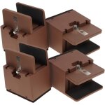 Rehausseur de repose - pieds r�glable - rehausseur robuste pour meubles - canap�, bureau, armoire - 4 ...