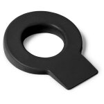 Cale porte rei lock 63x 82x15xmm noir mat