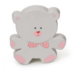 Bouton en plastique finition ours, dimensions: 71x64x25mm �: 71 mm - talla