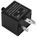 Relais de clignotant electronique  led 3 broches relais de signal lampe de clignotant  indicateur 12v ...