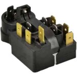 Relais de d�marrage qp3 - 12a pour compresseur de d�marreur de r�frig�rateur, relais int�gr�, protection ...