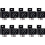 Relais moteur 4 broches 12v 40a - interrupteur de relais de contacteur, paquet de 10
