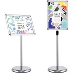 Relax4life a3 porte - affiche r�glable en hauteur et rotatif 360� avec cadre en alliage aluminium, pr�sentoir ...