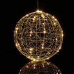 Relaxdays boule lumineuse led, fonctionne avec piles, à poser ou suspendre, long câble, diamètre : 30 ... Relaxdays boule lumineuse led, fonctionne avec piles, à poser ou suspendre, long câble, diamètre : 30 ...