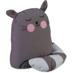 Relaxdays - butoir de porte chat, cale - porte d'intrieur, h x l x p : 22 x 20 x 15, 5 cm, rempli de ...
