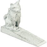 Relaxdays butoir de porte, chat, fonte, cale - porte � poser au sol, int�rieur et ext�rieur, hxlxp : ...