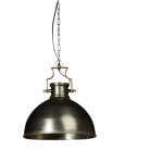 Relaxdays lampe � suspension style industriel hxlxp 145 x 40, 5 x 40, 5 cm abat - jour forme de cloche ...