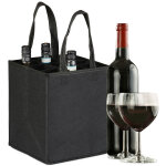 Relaxdays sac  rcipients, 9 bouteilles, porte - boissons, pour vin, bire, consignes, collecteur, 45x24x24 ...