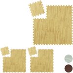 Relaxdays - tapis de protection, sol, lot de 27, sport et appareils fitness, tissu eva, sans bpa, env. ...