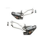 Ferrure de porte relevable parall�le evolift - force : faible - longueur du bras : long - salice