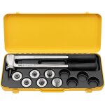 Rems - coffret pince  emboture ' ex - press cu' 3 / 8 + 1 / 2 + 5 / 8 + 3 / 4 + 7 / 8 + 1'1 / 8