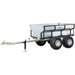 Torros - remorque double essieux 4 roues 1000kg benne galvanisée basculante 1770x1070x580 mm ahr1050b ... Torros - remorque double essieux 4 roues 1000kg benne galvanisée basculante 1770x1070x580 mm ahr1050b ...