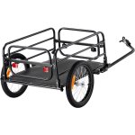 Remorque de vélo ? capacité de 160 lb, chariot de vélo pliable robuste avec dégagement rapide, roues ... Remorque de vélo ? capacité de 160 lb, chariot de vélo pliable robuste avec dégagement rapide, roues ...