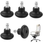 Remplacement roues pivotantes chaise aux roulettes fixes 11 / 22 mm, roulettes de chaise patins de sol, ...