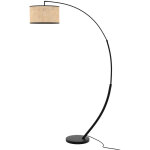 Rendez - vous d�co - lampadaire en rotin et m�tal - aim�e