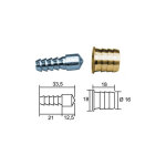 Renfort de paumelles t�non + bague - jourjon