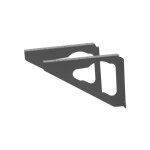 Renz - equerre h. 17. 5 x l. 25 x p. 3 cm gris anthracite