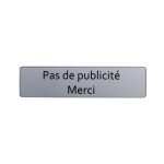 Renz plaque stop publicit� h. 2. 5 x l. 10 x p. 0. 2 cm renz