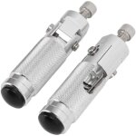 Repose - pieds universel pliable en alliage d'aluminium pour moto, p�dale de remplacement, argent - jeffergard ...