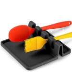 Repose - ustensiles en silicone, sans bpa, r�sistant � la chaleur, pour plaque de cuisson ou plan de ...