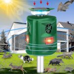 R�pulsif anti - chats d'ext�rieur - r�pulsif solaire ultrasonique 360� avec d�tecteur de mouvement et ...
