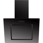 Hotte d'aspiration 60 cm hotte murale sans copie hotte inclin�e esse noir led respekta