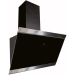 Hotte d'aspiration 60 cm hotte murale sans t�te hotte inclin�e noire touch respekta