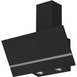 Respekta - hotte d'aspiration 80 cm sans tête hotte murale verre noir led Respekta - hotte d'aspiration 80 cm sans tête hotte murale verre noir led