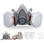 Respirateur  filtre anti - poussire - masque respiratoire rutilisable protection respiratoire professionnel ...