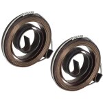 Ressort de perceuse � colonne, ressort de rappel pour perceuse � banc 2 pi�ces, acier � ressort chrom�, ...