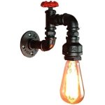 R�tro applique murale en tuyau d'eau industriel e27 avec american style cr�ative vent d�corations d'�clairage ...