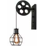 Retro lampe murale industrielle e27 applique eclairage conduite d'eau luminaire decor pour cafe restaurant ...
