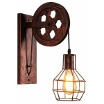 Retro lampe murale industrielle e27 applique eclairage conduite d'eau luminaire decor pour cafe restaurant ...