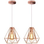 Retro lustre suspension industrielle e27 plafonnier lampe abat - jour forme diamant luminaire pour salon ... Retro lustre suspension industrielle e27 plafonnier lampe abat - jour forme diamant luminaire pour salon ...