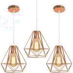 Retro lustre suspension industrielle e27 plafonnier lampe abat - jour forme diamant luminaire pour salon ... Retro lustre suspension industrielle e27 plafonnier lampe abat - jour forme diamant luminaire pour salon ...