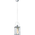 R�tro pendule plafonnier lanterne sommeil chambre d'amis chrome luminaire suspendu projecteurs en verre ...
