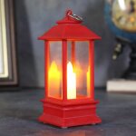 [jamais utilis�] r�tro portable petite simulation flamme lampe vent mignon petite veilleuse pour maison ...