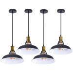 Lustre suspension rtro vintage industrielle e27 luminaire adjustable en mtal pour salon chambre noir ...