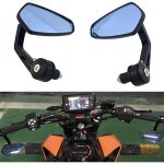 Rtroviseurs moto, 7 / 8' 22mm retroviseur moto embout de guidon, anti - glare moto rtroviseurs latraux, ...