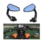 Rtroviseurs moto, 7 / 8  22mm retroviseur moto embout de guidon, anti - glare moto rtroviseurs latrau ...