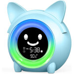 Einemgeld - rveil pour chambre d'enfant horloge d'entranement au sommeil pour enfants