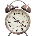 Reveil cloche classique, reveil matin vintage retro silencieux, r�veil analogique avec lumineux nombre ...