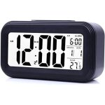 R�veil digital r�veil matin, horloge num�rique r�veil � pile silencieux pour enfants adultes grand �cran ...