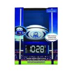 Lexibook - r�veil digital avec veilleuse lumineuse ballon de rugby en 3d et effets sonores